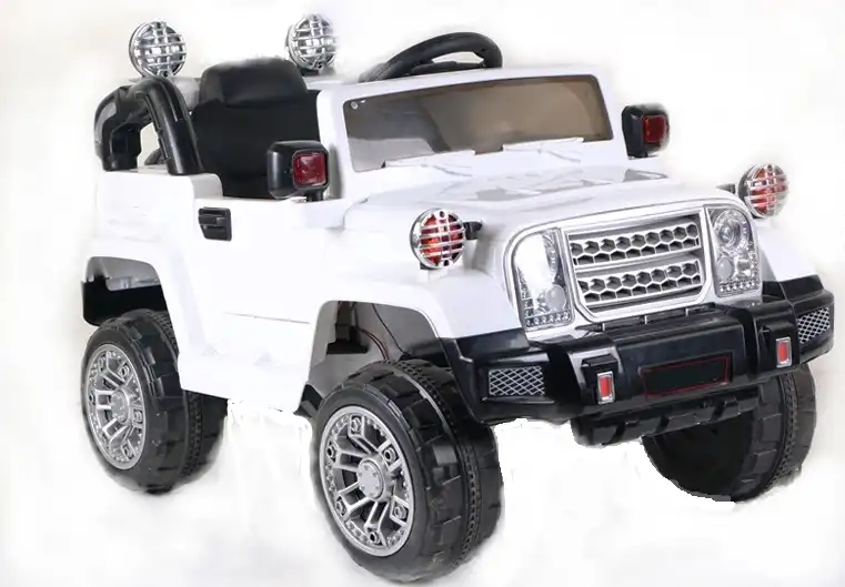 Акумулаторна Джипка за Деца - Бяла 2