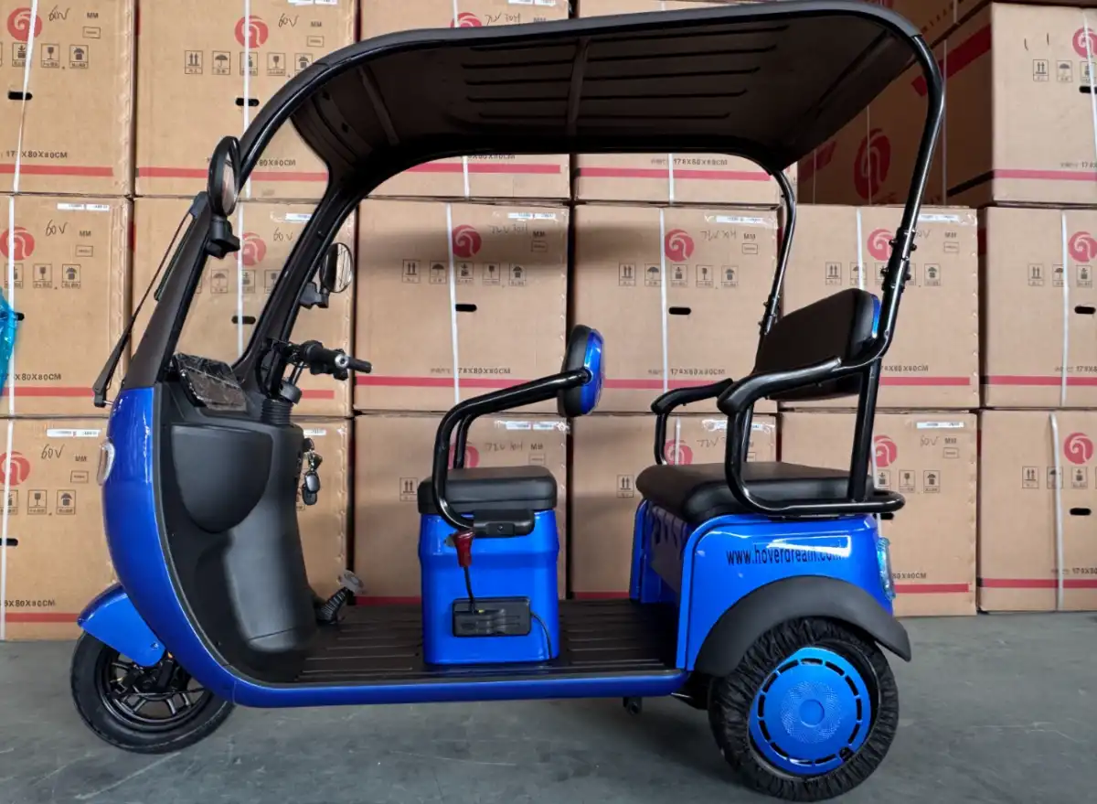 Двойна Електрическа триколка с Покрив 2