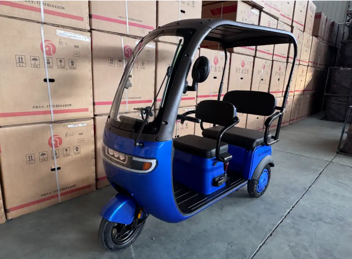 Двойна Електрическа триколка с Покрив 3