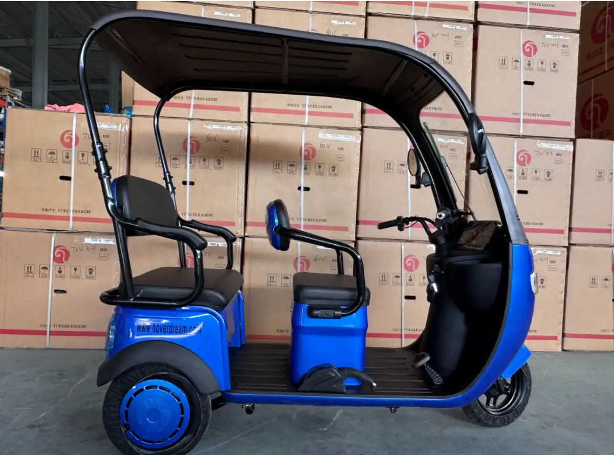 Двойна Електрическа триколка с Покрив 4