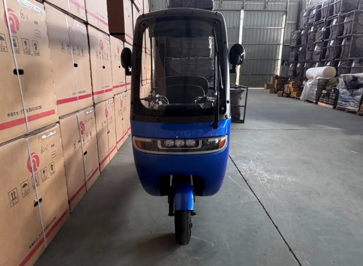 Двойна Електрическа триколка с Покрив 5