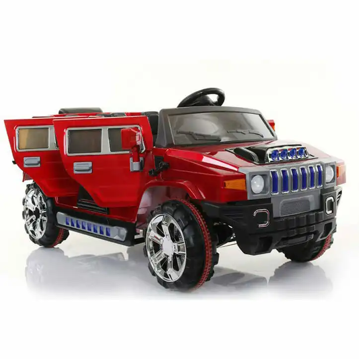 Акумулаторна джипка за 4 деца - Червена 2