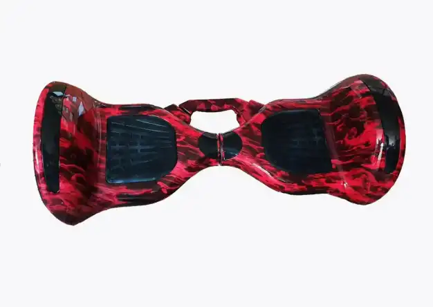 Ховърборд 10 инча Огнен с дръжка - Нов Модел