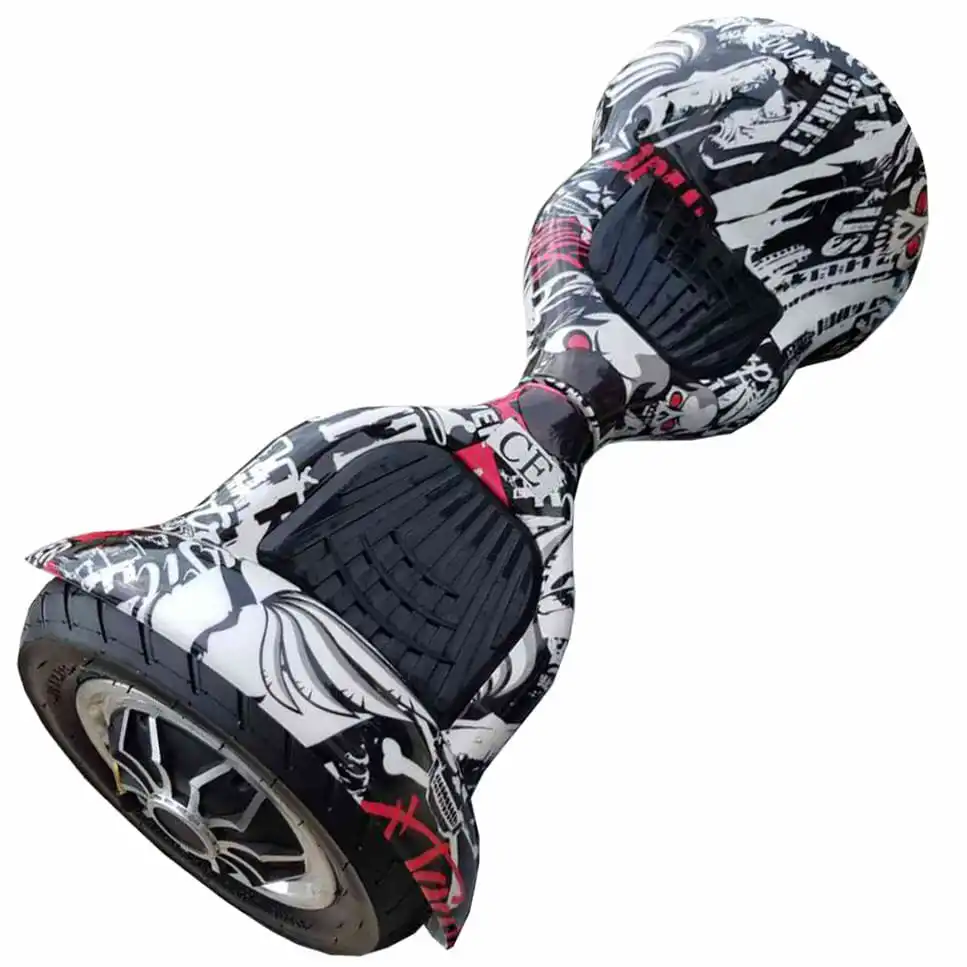 СУПЕР КОМБО: Ховърборд 10" Класик Ранър, Хип Хоп, Графити, Пламък 6