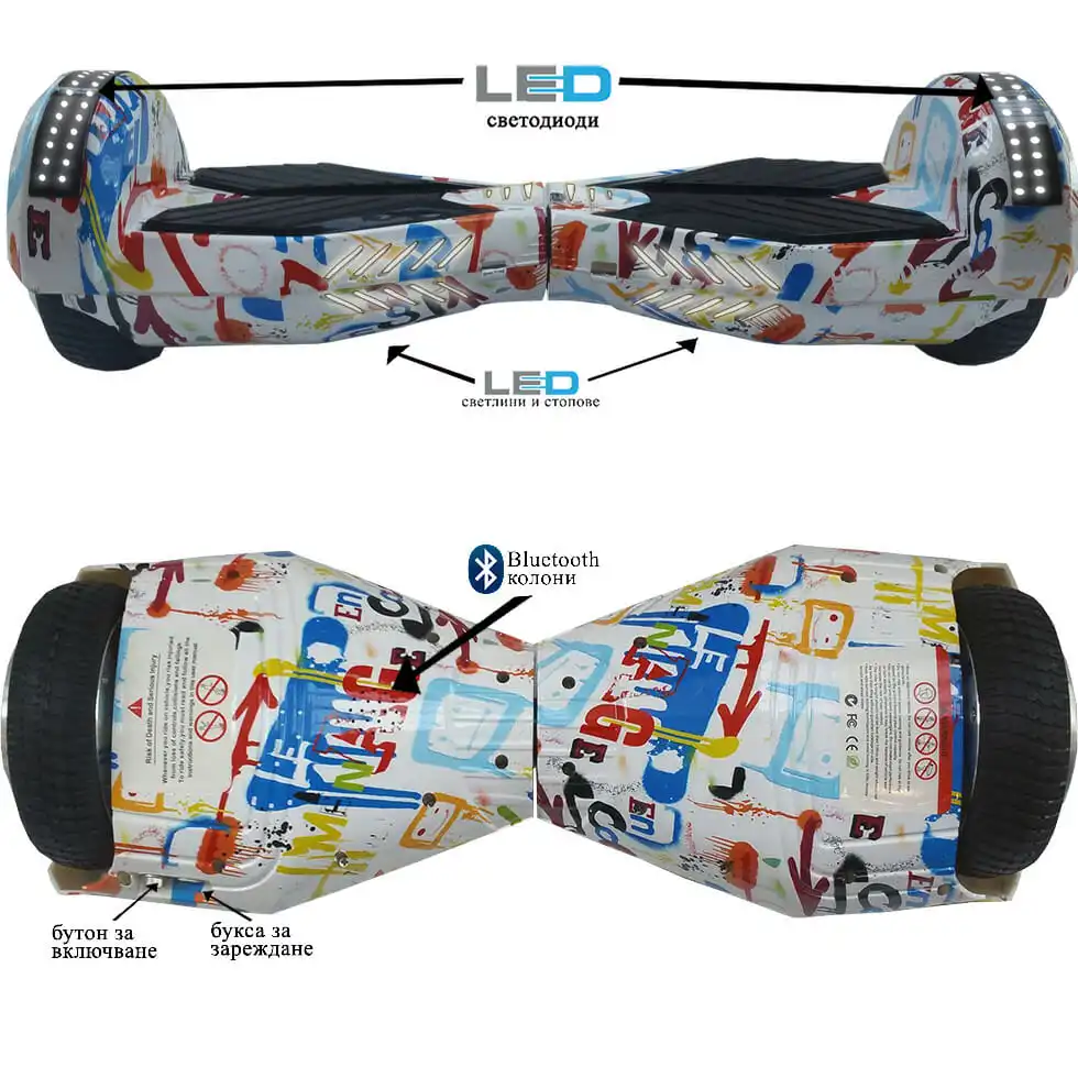 КОМБО: Ховъркарт + Ховърборд 8" инча 3