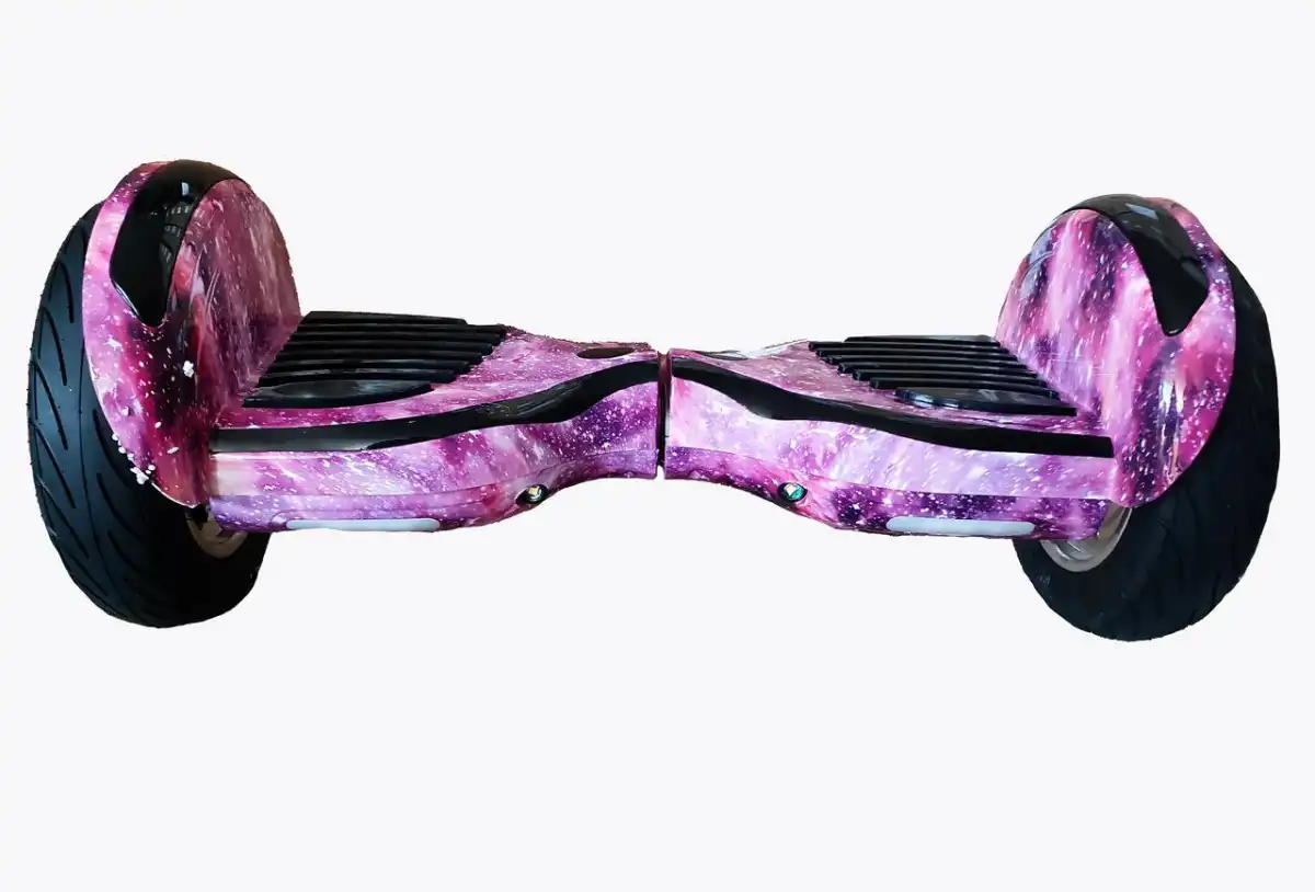 Ховърборд 10 инча Лилав Космос - Нов Модел с дръжка 2