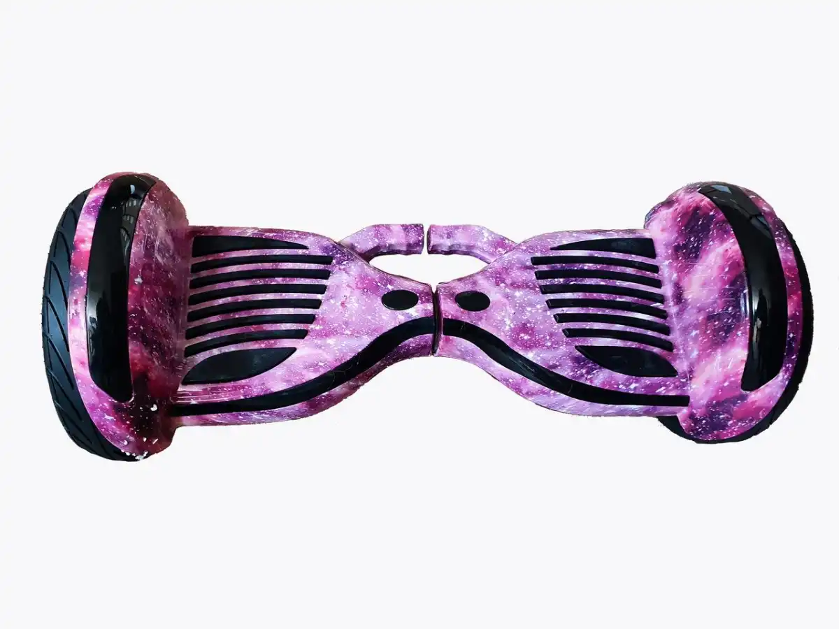 Ховърборд 10 инча Лилав Космос - Нов Модел с дръжка 3