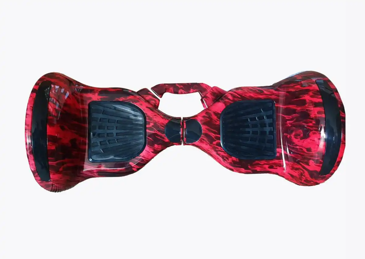 Ховърборд 10 инча Огнен с дръжка - Нов Модел 3