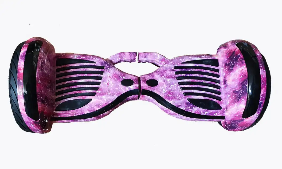 Ховърборд 10 инча Лилав Космос - Нов Модел с дръжка 4