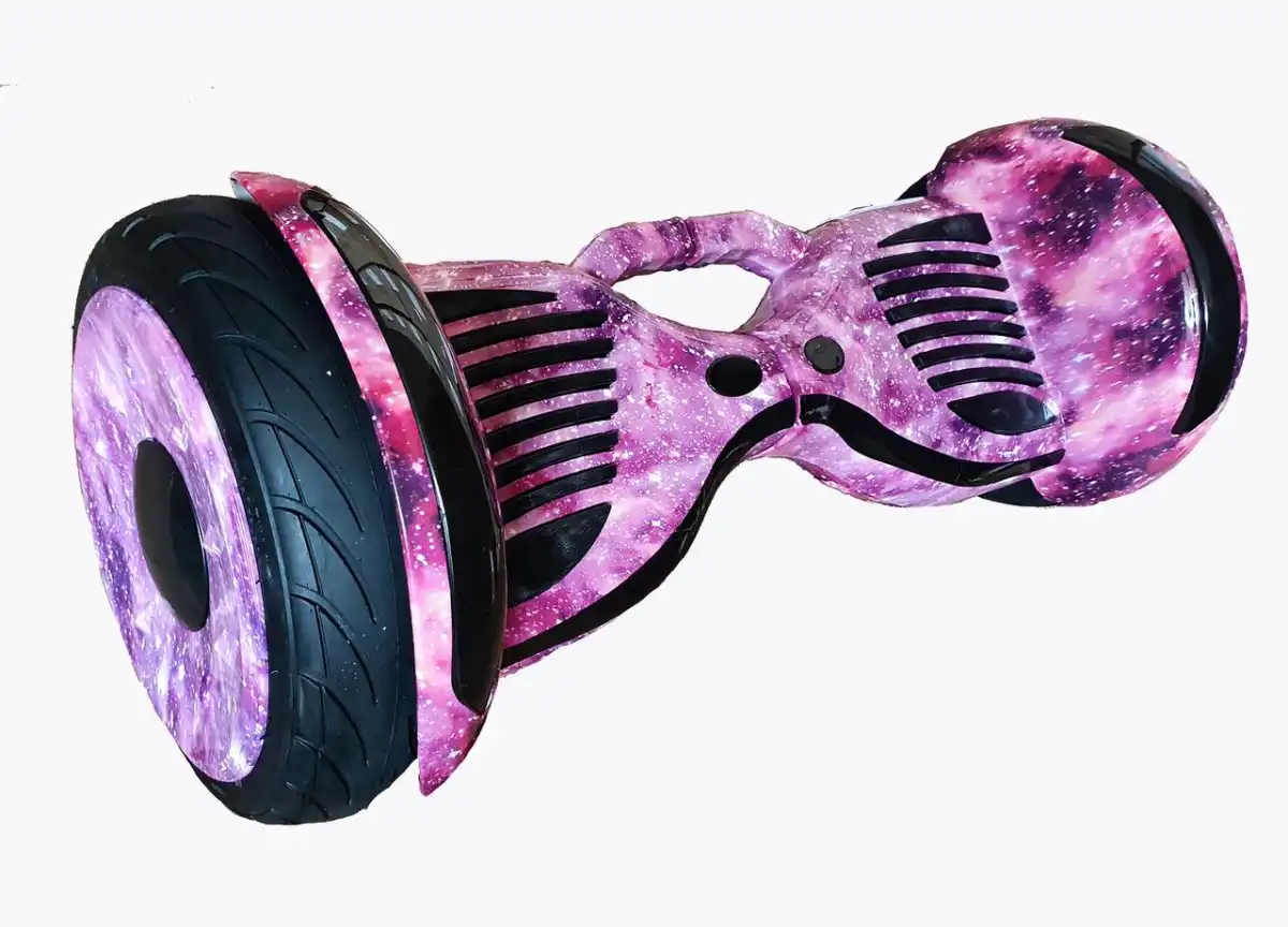 Ховърборд 10 инча Лилав Космос - Нов Модел с дръжка 5